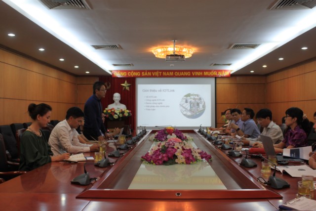 Tổng cục Quản lý đất đai làm việc với Công ty TNHH IOT LINK về ứng dụng công nghệ trong xây dựng CSDL đất đai